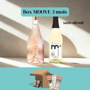 2 bouteilles de vin sans alcool dans une box