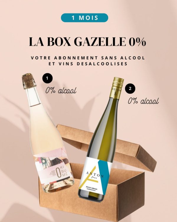 box vin sans alcool 1 mois