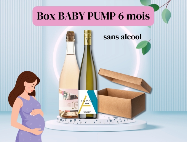 box de vin sans alcool pour la grossesse- 6 mois d'abonnement