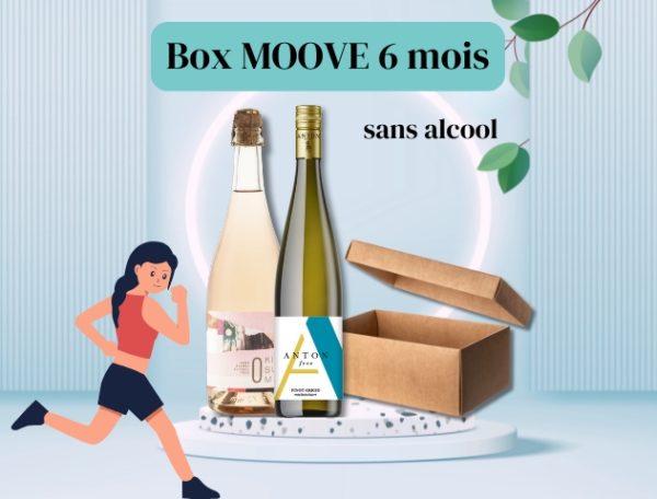 box de vin sans alcool pour les sportifs - 6 mois d'abonnement