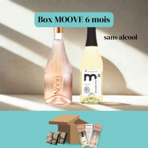 2 bouteilles de vin sans alcool dans une box