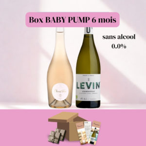 2 bouteilles de vin sans alcool dans une box